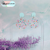 Mintcloud Earrings - Confetti Dot Dangles
