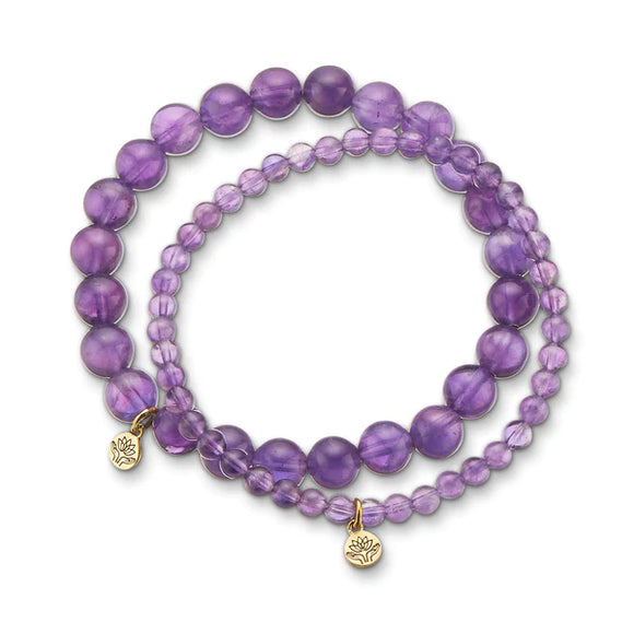 Palas Jewellery - Amethyst Healing Gem Bracelet sold at Have You Met Charlie? a unique gift shop in Adelaide, South Australia