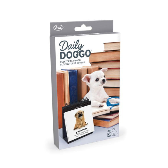 Daily Doggo Desktop Flipbook, sold at Have You Met Charlie?, a unique gift store in Adelaide, South Australia.