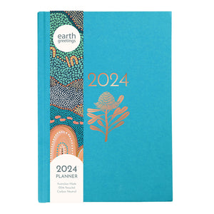 Earth Greetings - 2024 Planner. Sold at Have You Met Charlie?, a unique giftshop located in Adelaide, South Australia.