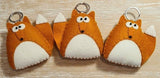 Fox World of Kawaii Gifts - Animal Keyrings Various from have you met charlie a gift shop in Adelaide south Australian with unique handmade gifts