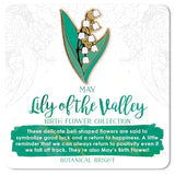 Lily of the Valley - Botanical Brights enamel pin - sold at Have You Met Charlie? a gift shop in Adelaide, South Australia selling unique and handmade gifts.