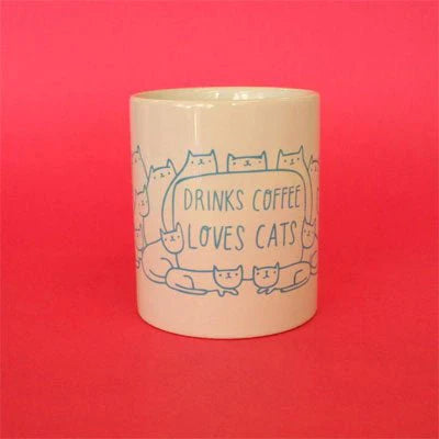 Able And Game Mugs - Loves Cats Tea or Coffee Various