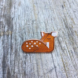 fawn deer Amar and Riley cute enamel animal pins from have you met charlie a gift shop with australian unique hand made gifts in adelaide south australia
