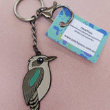 Patch Press kookaburra keychains from Have You Met Charlie? a gift shop with unique Australian handmade gifts in Adelaide, South Australia.
