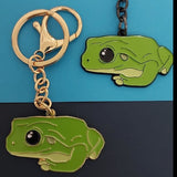 Patch Press frog keychains from Have You Met Charlie? a gift shop with unique Australian handmade gifts in Adelaide, South Australia