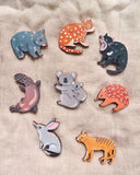 Pixie Nut & Co Pin - Wombat from have you met charlie a gift shop with Australian unique handmade gifts in Adelaide South Australia