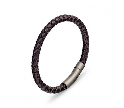 Stainless Steel Men's Bracelet - Plain brown bracelet, sold at Have You Met Charlie?, a unique gift store in Adelaide, South Australia.