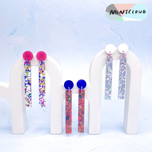 Mintcloud Dangles - Confetti Sticks