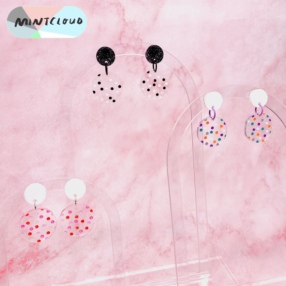 Mintcloud Dangles - Mini Confetti Dots