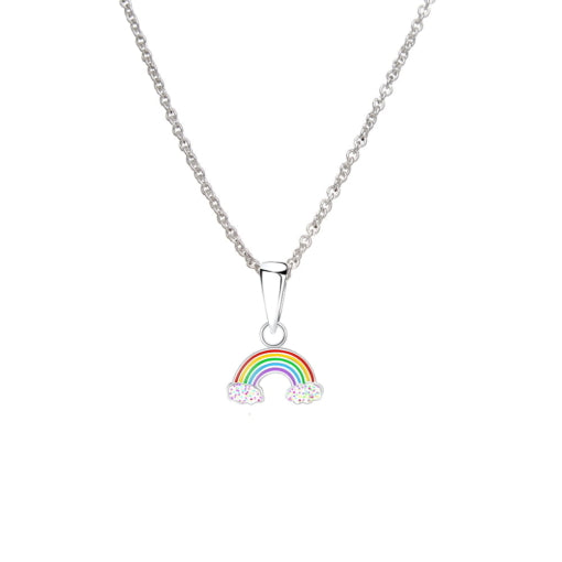 Sterling Silver Necklace - Children's Rainbow available at Have You Met Charlie?, a unique gift store in Adelaide, South Australia.