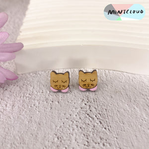 Mintcloud Earrings - Cat Face