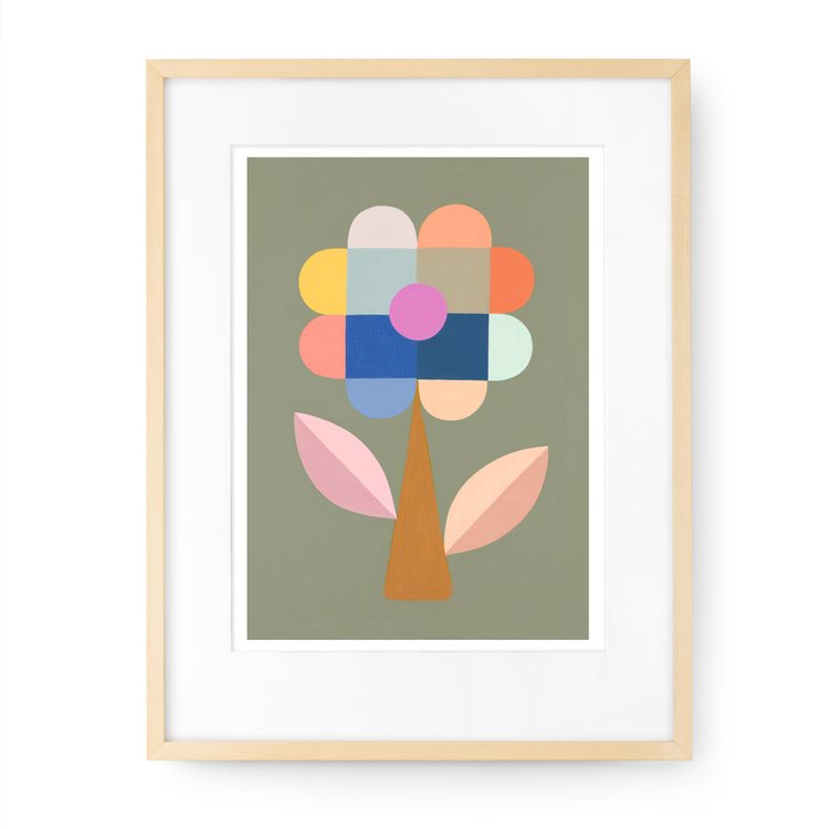 Claire Ishino Art Print - Confetti Flower, sold at Have You Met Charlie? a unique gift shop in Adelaide, South Australia