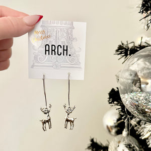 Arch Earrings - Comet & Cupid in Gold & Silver