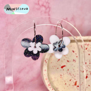 Mintcloud Dangle Earrings - Twilight Daisies