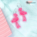 Mintcloud Dangle - Peekaboo Double Up Flamingo