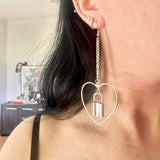 Arch Earrings - Hanging Heart of Versailles