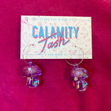 Calamity Tash - Iridescent Mushroom Earrings sold at Have You Met Charlie? a unique gift shop in Adelaide, South Australia