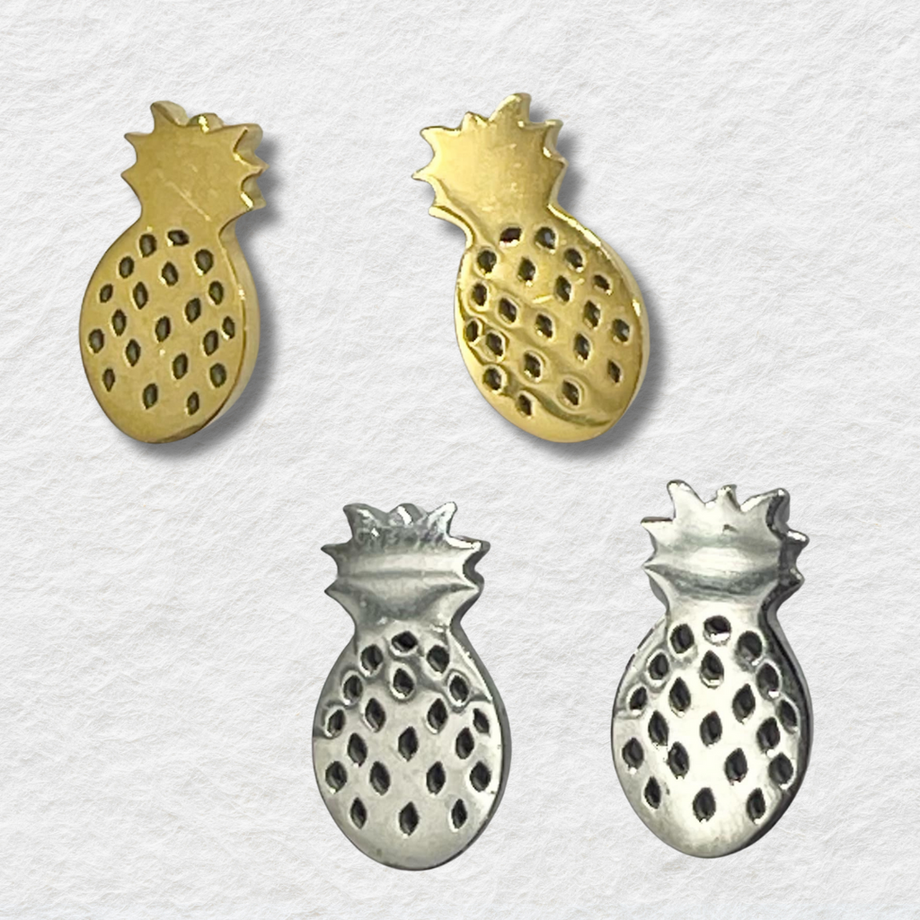 Stainless Steel Earrings - Pineapples, sold at Have You met Charlie?, a unique gift store in Adelaide, South Australia.