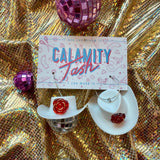Calamity Tash - Disco Cowboy Earrings, Sold at Have You Met Charlie?, a unique gift shop located in Adelaide, South Australia.