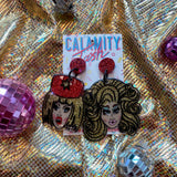 Calamity Tash - Trixie & Katya Earrings, Sold at Have You Met Charlie?, a unique gift shop located in Adelaide, South Australia.