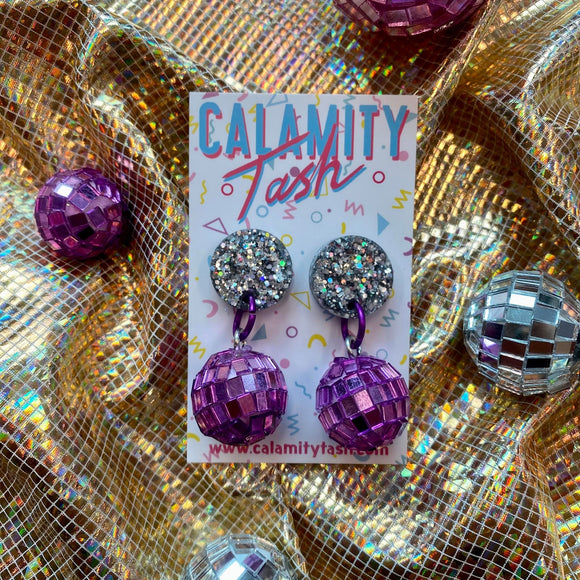 Calamity Tash - Daytime Disco Earrings, Sold at Have You Met Charlie?, a unique gift shop located in Adelaide, South Australia.