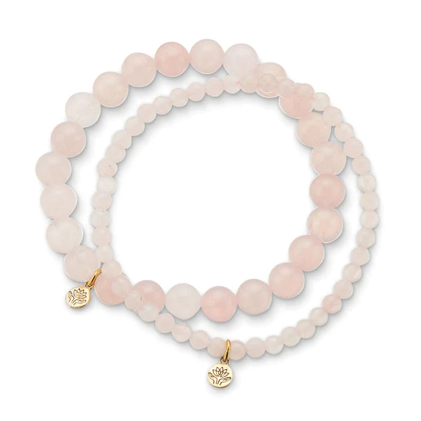 Palas Jewellery - Rose Quartz Healing Gem Bracelet sold at Have You Met Charlie? a unique gift shop in Adelaide, South Australia