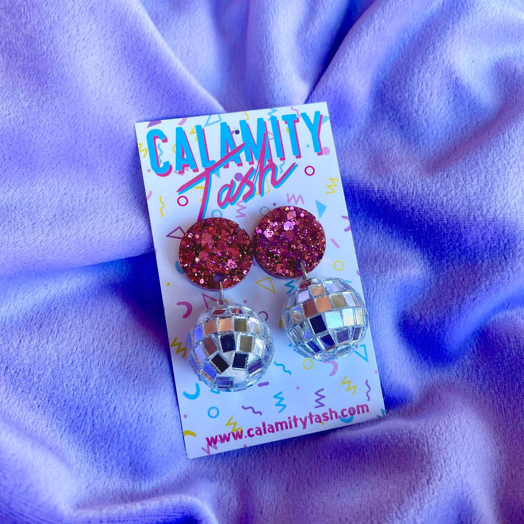 Calamity Tash - Daytime Disco Earrings available at Have You Met Charlie? a unique gift store in Adelaide, South Australia.