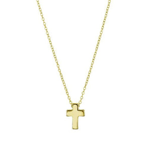 Sterling Silver Necklace - 3D Cross