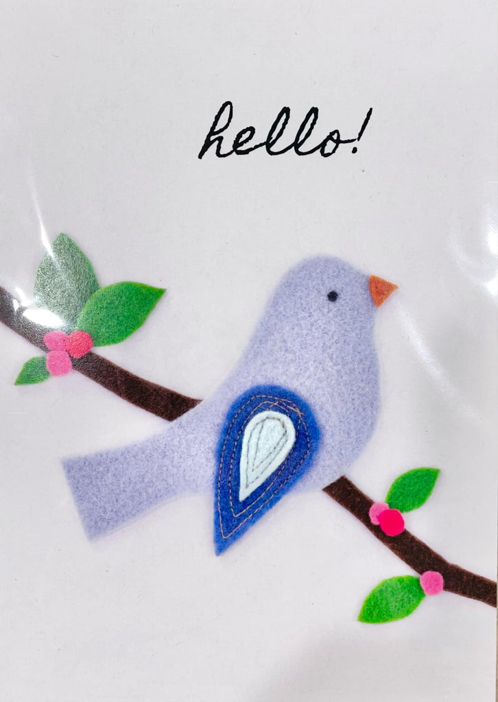 Fleeci Greeting Card - Blue Bird, sold at Have You Met Charlie?, a unique gift store in Adelaide, South Australia.