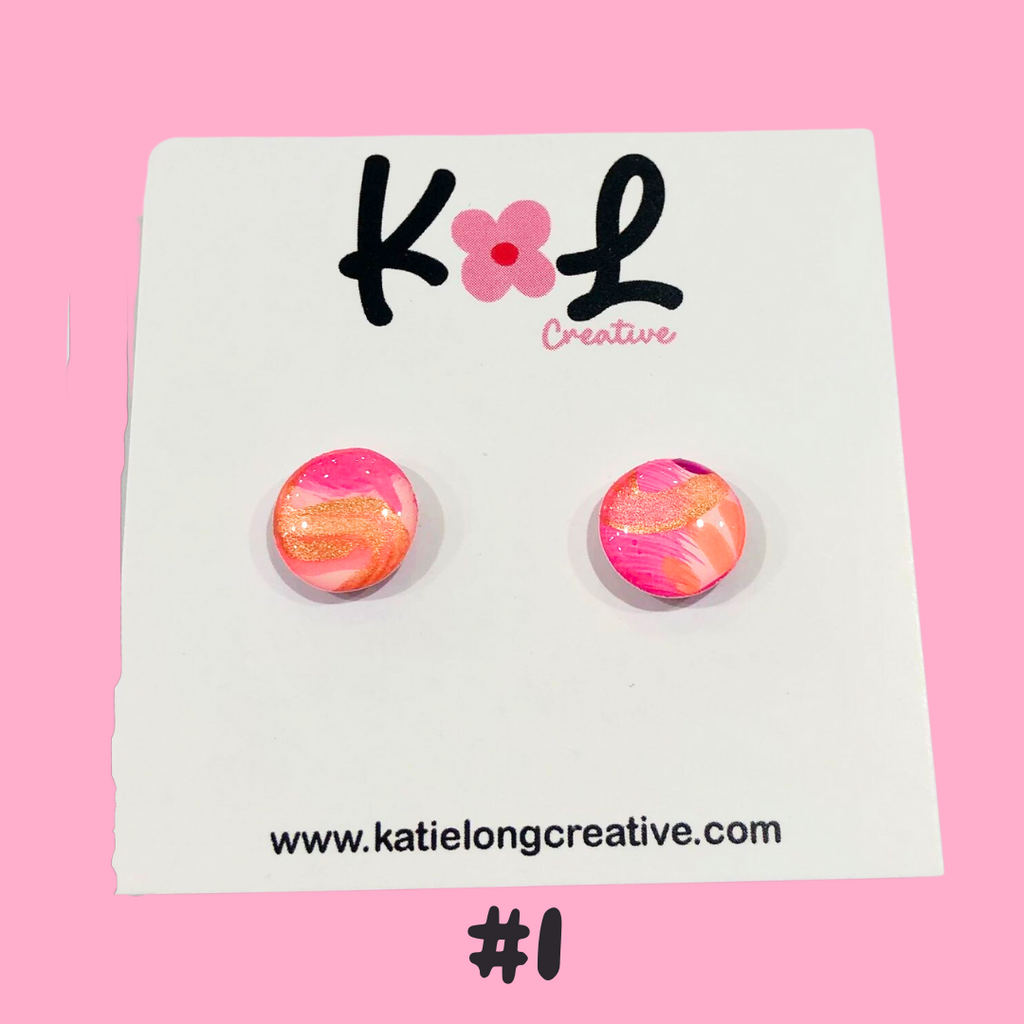 Katie Long Stud Earrings - Various, sold at Have You Met Charlie?, a unique gift store in Adelaide, South Australia.