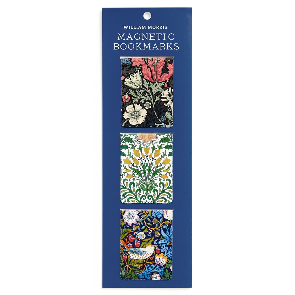 William Morris - Set of 3 Magnetic Bookmarks, sold at Have You Met Charlie?, a unique gift store in Adelaide, South Australia.