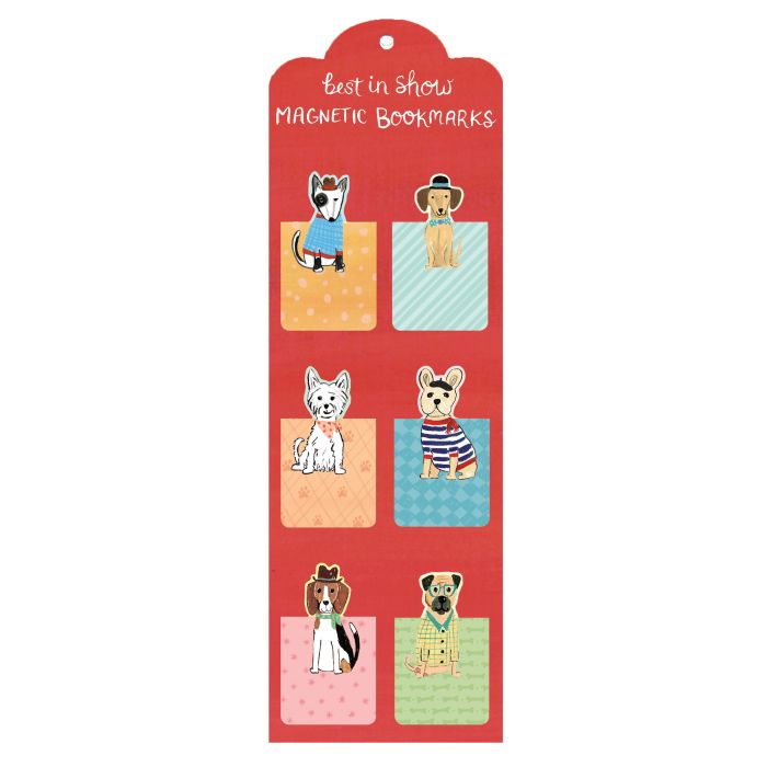 Best in Show- Set of 6 Magnetic Bookmarks available at Have You Met Charlie? a unique gift store in Adelaide, South Australia.