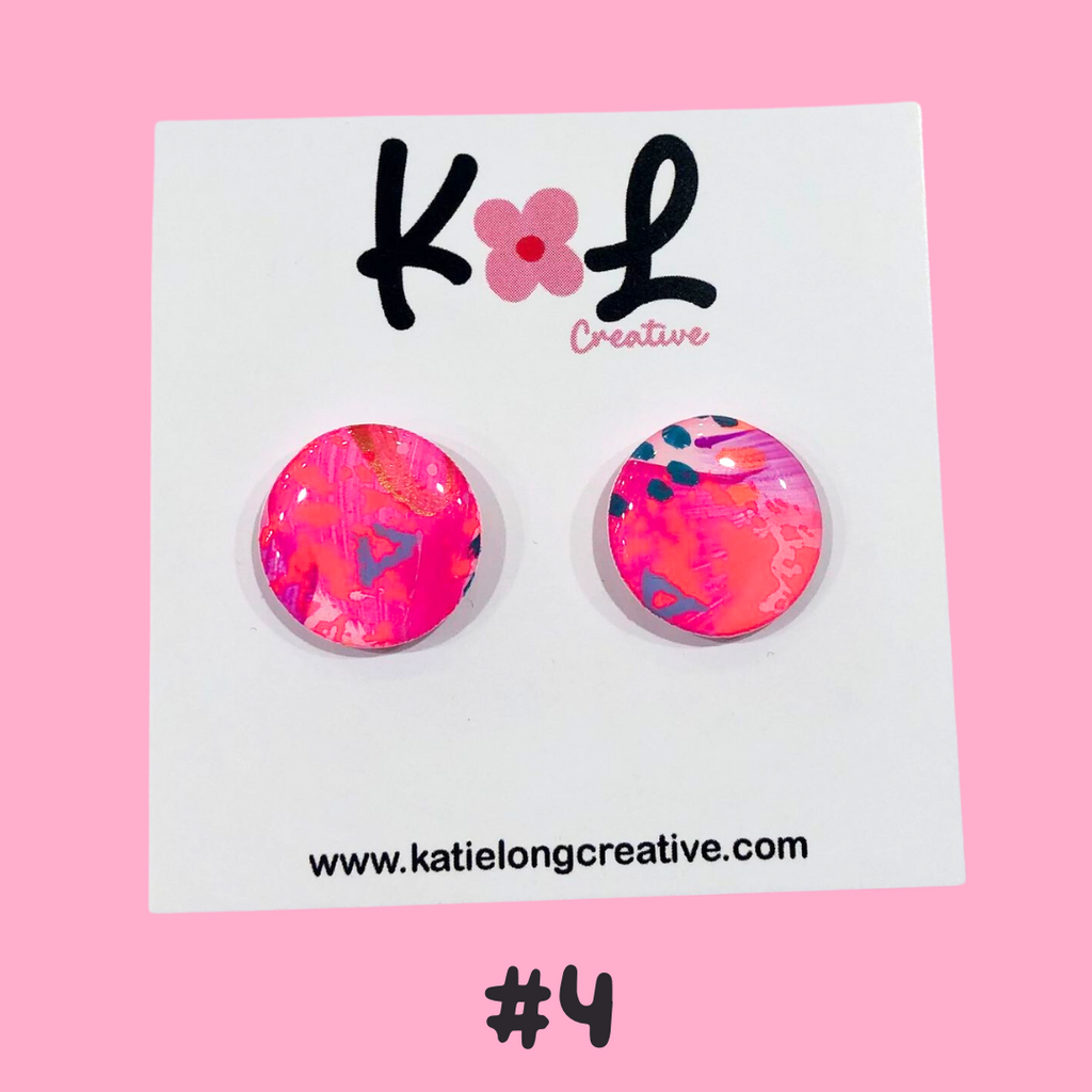 Katie Long Stud Earrings - Various, sold at Have You Met Charlie?, a unique gift store in Adelaide, South Australia.