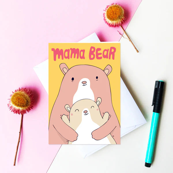 Able And Game Mother's Day Card - Mama Bear available at Have You Met Charlie? a unique gift store in Adelaide, South Australia.