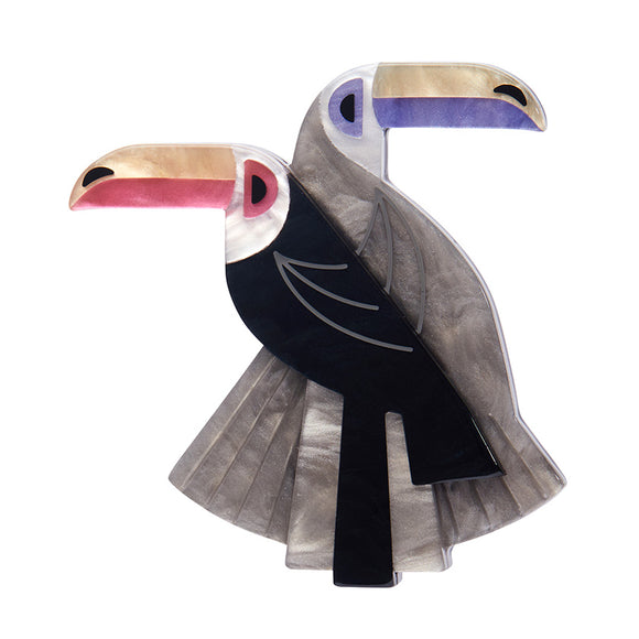 Erstwilder Untamed Elegance - Toucan Tango Brooch, sold at Have You Met Charlie?, a unique gift store in Adelaide, South Australia.