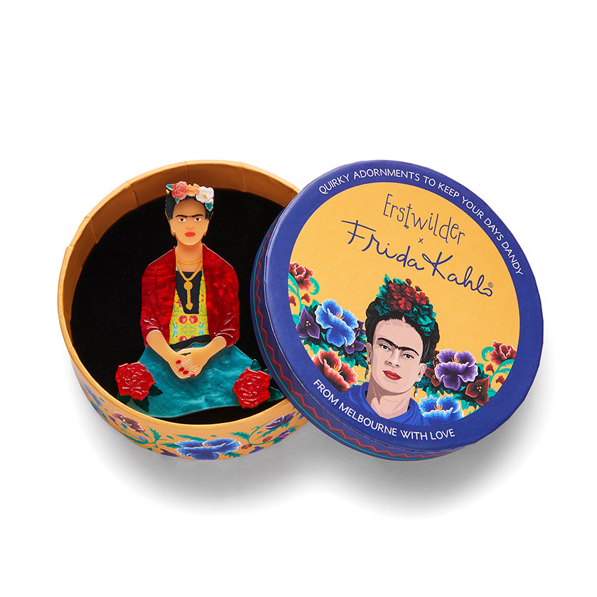 Erstwilder Frida Kahlo - The One Frida Brooch, Sold at Have You Met Charlie?, a unique gift shop located in Adelaide, South Australia.