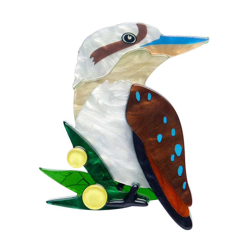 Erstwilder Australiana - Kirby the Kookaburra Brooch sold at Have You Met Charlie? a unique gift shop in Adelaide, South Australia