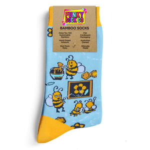 Funky Sock Co Bamboo Socks - Bizzy Bees