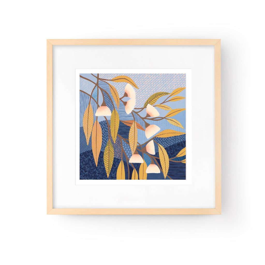 Claire Ishino Square Print - Twilight Blossom available at Have You Met Charlie?, a unique gift store in Adelaide, South Australia.