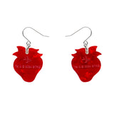 Erstwilder Strawberry Shortcake - Darling Strawberry Drop Earrings, sold at Have You Met Charlie?, a unique gift store in Adelaide, South Australia.