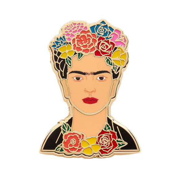 Erstwilder Frida Kahlo - My Own Muse Frida Enamel Pin, Sold at Have You Met Charlie?, a unique gift shop located in Adelaide, South Australia.