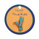 Erstwilder Frida Kahlo - Frida's Hummingbird Enamel Pin, Sold at Have You Met Charlie?, a unique gift shop located in Adelaide, South Australia.