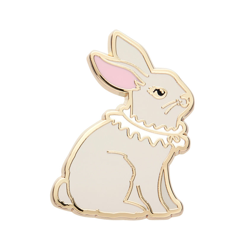 Erstwilder x Fleur Harris - Dainty Bunny Enamel Pin, sold at Have You Met Charlie?, a unique gift store in Adelaide, South Australia.