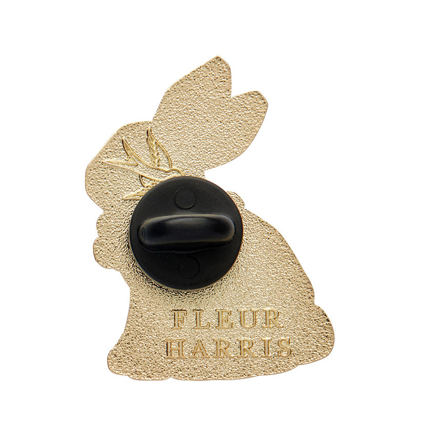 Erstwilder x Fleur Harris - Dainty Bunny Enamel Pin, sold at Have You Met Charlie?, a unique gift store in Adelaide, South Australia.