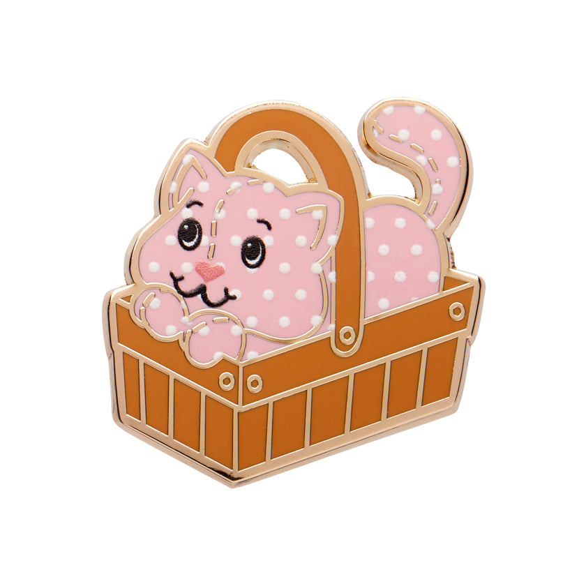 Erstwilder x Strawberry Shortcake Part 2 - Cosy Custard Enamel Pin. Sold at Have You Met Charlie?, a unique gift shop located in Adelaide, South Australia.