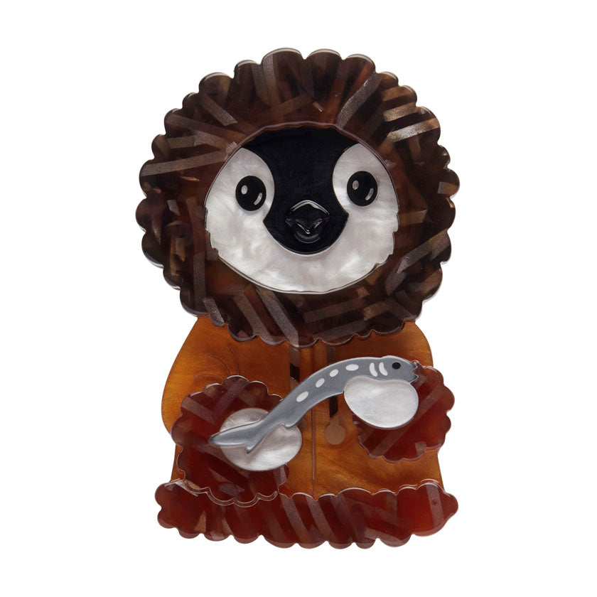 Erstwilder x Lucia Heffernan - The Resourceful Penguin Brooch available at Have You Met Charlie, a unique gift store in Adelaide, South Australia.