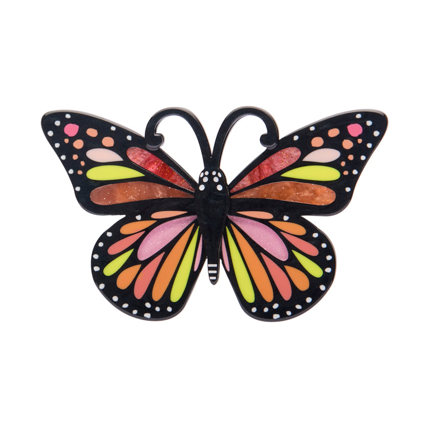 Erstwilder x Pete Cromer North America - The Magnificent  Monarch Butterfly Brooch available at Have You Met Charlie?, a unique gift store in Adelaide, South Australia.