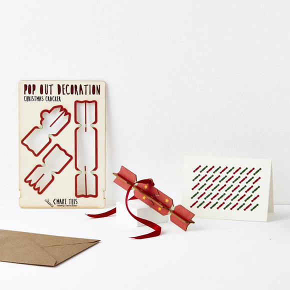 Pop Out Decoration Card - Christmas Cracker from have you met charlie, a gift store in south australia