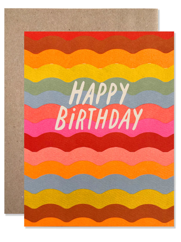 Hartland Brooklyn Card - Birthday Ricrac available at Have You Met Charlie?, a unique gift store in Adelaide, South Australia.